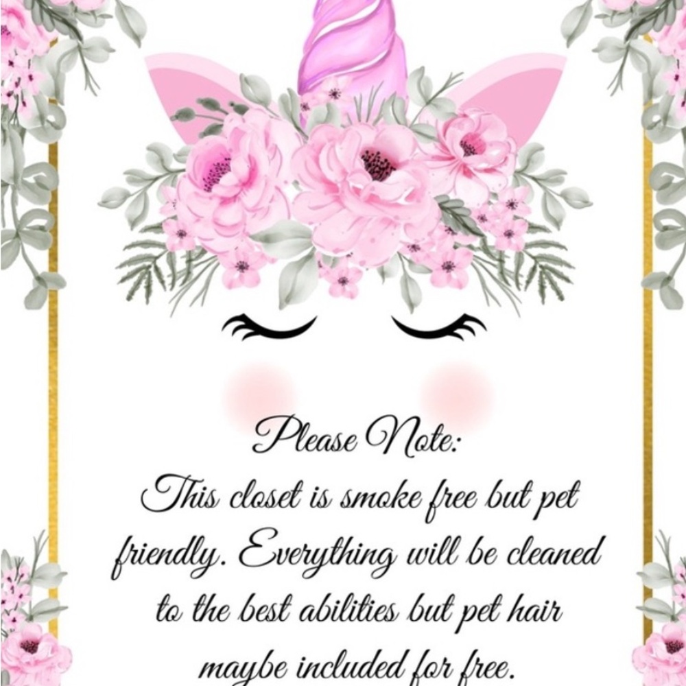 Pet friendly home announcement
